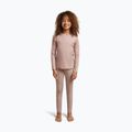 Spodnie termoaktywne dziecięce icebreaker Kids 200 Oasis Leggings pink quartz 4