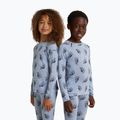 Bluza termoaktywna dziecięca Icebreaker Merino 200 Oasis Crewe Bear Tour Zinc Blue/Aop 2