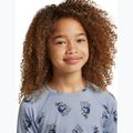 Bluza termoaktywna dziecięca Icebreaker Merino 200 Oasis Crewe Bear Tour Zinc Blue/Aop 7