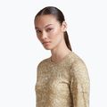 Longsleeve damski icebreaker Merino 200 Oasis Crewe Moss Bloom cumin/undyed/aop 6