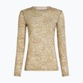 Longsleeve damski icebreaker Merino 200 Oasis Crewe Moss Bloom cumin/undyed/aop 7