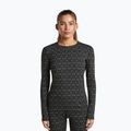 Bluza termoaktywna damska Icebreaker Merino 260 Tech Vertex Crewe Black/Snow