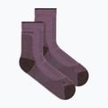 Skarpety damskie Icebreaker Merino Hike+ Ultralight Quarter grey plum/bittersweet
