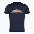 Koszulka trekkingowa męska icebreaker Tech Lite II 7 Mountain Tops midnight navy 6