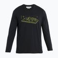 Bluza termoaktywna męska icebreaker Merino 150 Tech Lite II Tee Alps 3D black 5