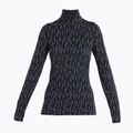 Longsleeve termoaktywny damski icebreaker Merino 260 Vertex Half Zip Glacial Camo graphite/black/j