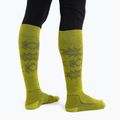Skarpety narciarskie męskie icebreaker Ski+ Light OTC Ski Heritage bio lime/loden 3
