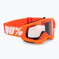 Gogle rowerowe 100% Strata 2 orange/clear