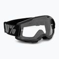 Gogle rowerowe dziecięce 100% Strata 2 Junior 50031-00001 black/clear