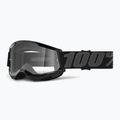 Gogle rowerowe dziecięce 100% Strata 2 Junior 50031-00001 black/clear 5