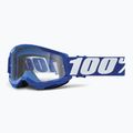 Gogle rowerowe dziecięce 100% Strata 2 Junior blue/clear 5