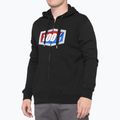 Bluza męska 100% Official Zip Hoodie Fleece black