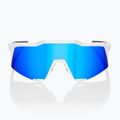 Okulary przeciwsłoneczne 100% Speedcraft matte white/hiper blue multilayer mirror 2