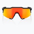 Okulary przeciwsłoneczne 100% Speedcraft soft tact black/hiper red multilayer mirror 8