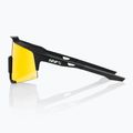 Okulary przeciwsłoneczne 100% Speedcraft soft tact black/hiper red multilayer mirror 9