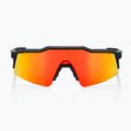 Okulary przeciwsłoneczne 100% Speedcraft SL soft tact black/hiper red multilayer mirror 2