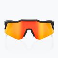 Okulary przeciwsłoneczne 100% Speedcraft XS soft tact black/hiper red multilayer mirror 2