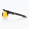 Okulary przeciwsłoneczne 100% Speedcraft XS soft tact black/hiper red multilayer mirror 3