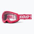 Gogle rowerowe 100% Strata 2 pink/clear 5