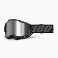 Gogle rowerowe 100% Accuri 2 black/silver mirror