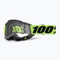 Gogle rowerowe dziecięce 100% Accuri 2 Junior neon yellow/clear