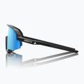 Okulary przeciwsłoneczne 100% Slendale matte black/hiper blue multilayer mirror 3