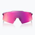 Okulary przeciwsłoneczne 100% Aerocraft gloss purple chrome/purple mirror 4