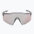 Okulary przeciwsłoneczne 100% Speedcraft polished translucent grey/rose gold mirror photochrom 6