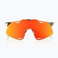 Okulary przeciwsłoneczne 100% Hypercraft black chrome/hiper red mirror 2