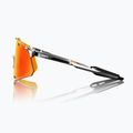 Okulary przeciwsłoneczne 100% Hypercraft black chrome/hiper red mirror 3