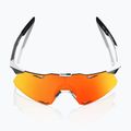 Okulary przeciwsłoneczne 100% Hypercraft black chrome/hiper red mirror 4