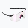 Okulary przeciwsłoneczne 100% Hypercraft gloss black/photochromic purple mirror