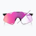 Okulary przeciwsłoneczne 100% Hypercraft gloss black/photochromic purple mirror 7
