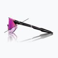 Okulary przeciwsłoneczne 100% Hypercraft SQ gloss black/photochromic purple mirror 9
