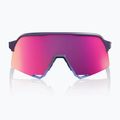 Okulary przeciwsłoneczne 100% S3 satin storm metallic/purple mirror 4