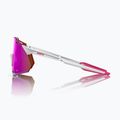 Okulary przeciwsłoneczne 100% Hypercraft XS matte white/pink/hiper vital pink mirror 2
