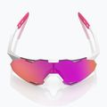 Okulary przeciwsłoneczne 100% Hypercraft XS matte white/pink/hiper vital pink mirror 3