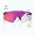 Okulary przeciwsłoneczne 100% Aerocraft gloss black/purple mirror photochromic 4