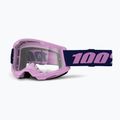Gogle rowerowe 100% Strata 2 purple/clear