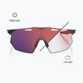 Okulary przeciwsłoneczne 100% Hypercraft SQ gloss light grey/rose gold mirror photochromic 4