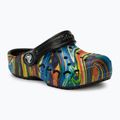 Klapki dziecięce Crocs Baya Graphic Clog black/multi 2