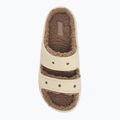 Klapki Crocs Classic Cozzzy Sandal bone/mushroom 5