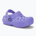 Klapki dziecięce Crocs Classic Lined Clog Toddler digital violet 2