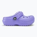 Klapki dziecięce Crocs Classic Lined Clog Toddler digital violet 3