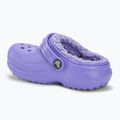 Klapki dziecięce Crocs Classic Lined Clog Toddler digital violet 4