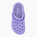 Klapki  Crocs Classic Lined Clog Kids digital violet 6