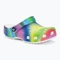 Klapki dziecięce Crocs Classic Spray Dye white/multi