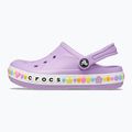 Klapki dziecięce Crocs Bayaband Charm Band Clogs orchid 11