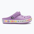 Klapki dziecięce Crocs Bayaband Charm Band Clogs orchid 3