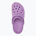 Klapki dziecięce Crocs Bayaband Charm Band Clogs orchid 6